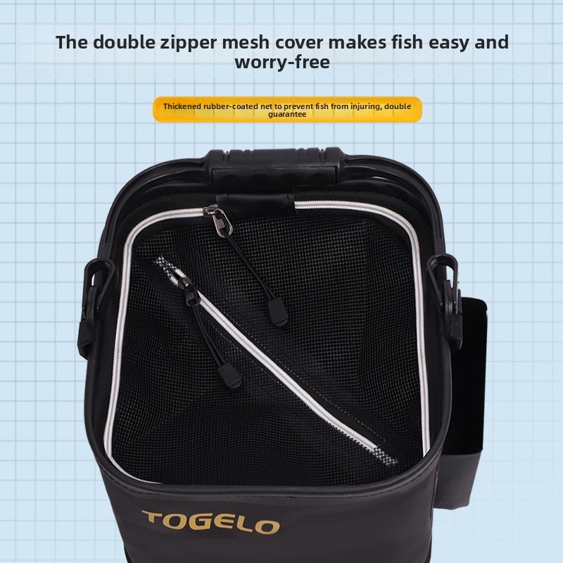 دلو السمك دلو صيد جديد قابل لل - مراجعة Fishing Equipment وسعره